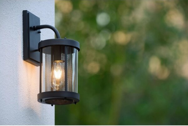 Lucide 29826/01/30 - Vonkajšie nástenné svietidlo MAKKUM 1xE27/40W/230V IP23