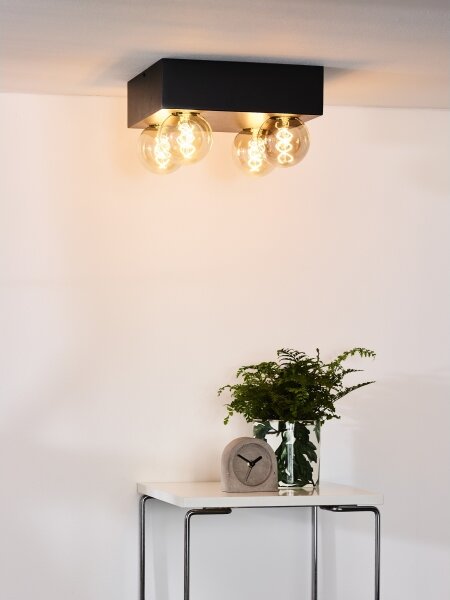 Lucide 30174/04/30 - Stropné svietidlo SURTUS 4xE27/60W/230V