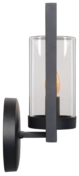 Lucide 29827/01/30 - Vonkajšie nástenné svietidlo NISPEN 1xE14/40W/230V IP44