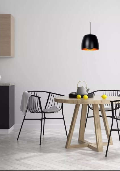 Lucide 30488/01/30 - Luster na lanku NOLAN 1xE27/60W/230V čierna