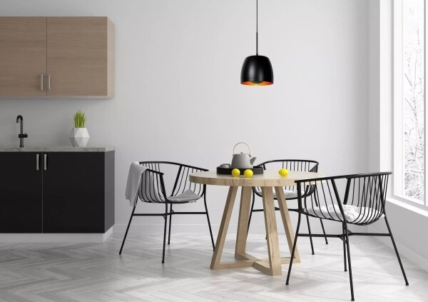 Lucide 30488/01/30 - Luster na lanku NOLAN 1xE27/60W/230V čierna