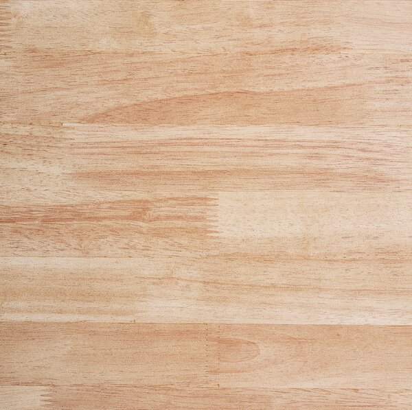 Posteľ svetlohnedá kaučukové drevo 180 x 200 cm rám postele s čelom lamelový rošt minimalistický rustikálny štýl