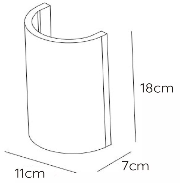 Lucide 35200/18/31 - Nástenné svietidlo GIPSY 1xG9/40W/230V biele