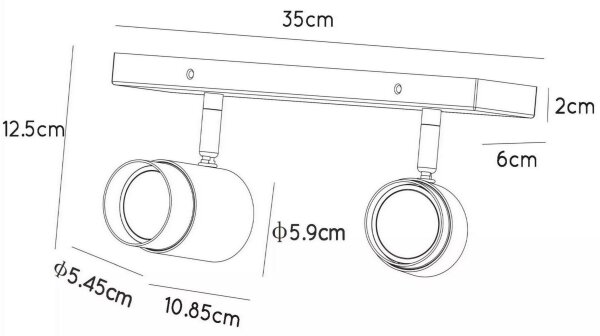 Lucide 35913/02/33 - Bodové svietidlo FLORIS 2xGU10/40W/230V zelená
