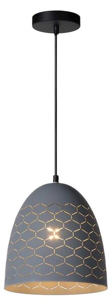 Lucide 43408/24/36 - Luster na lanku GALLA 1xE27/60W/230V šedá
