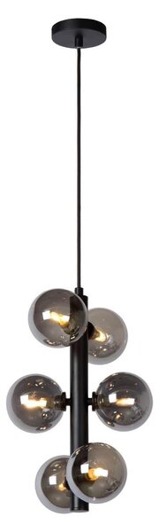 Lucide 45474/06/30 - Luster na lanku TYCHO 6xG9/28W/230V čierna