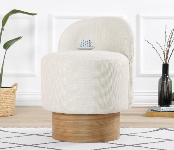 Hanah Home Taburet Barren krémový