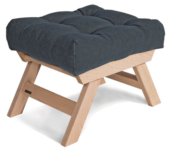 MarLiving Taburet BREEZIO 02 55 cm z masívu/grafitovo-sivý
