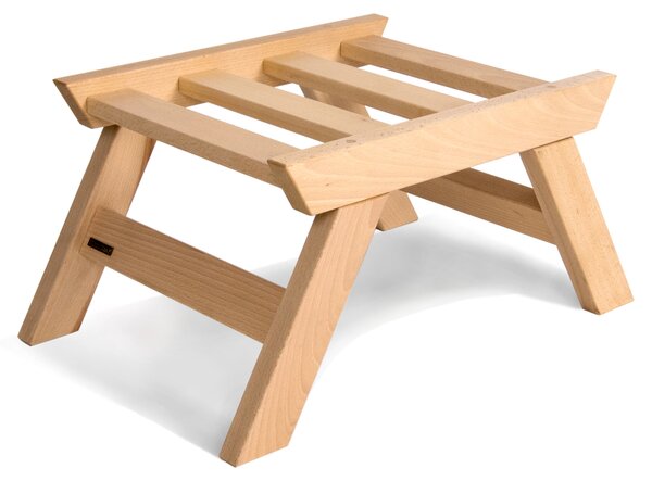 MarLiving Taburet BREEZIO 02 55 cm z masívu/oranžový
