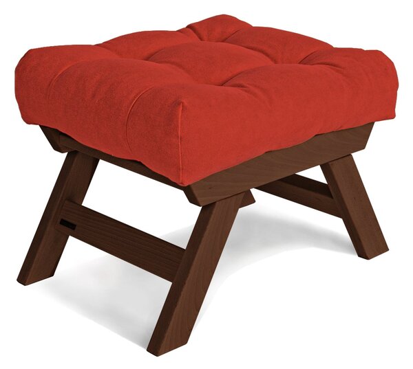 MarLiving Taburet BREEZIO 03 55 cm z masívu/červený