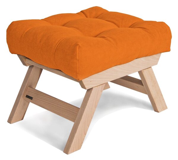 MarLiving Taburet BREEZIO 02 55 cm z masívu/oranžový