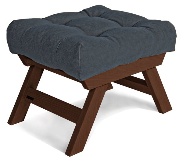 MarLiving Taburet BREEZIO 03 55 cm z masívu/grafitovo sivý