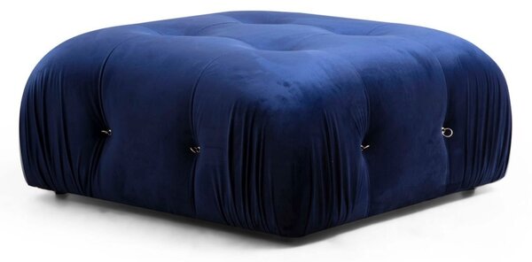 Hanah Home Taburet Bubble 95 cm zamat modrý