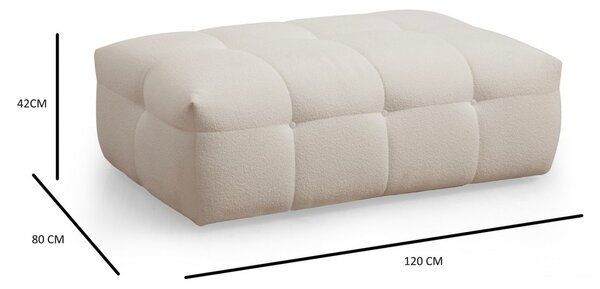 Hanah Home Taburet Cady 120 cm béžový
