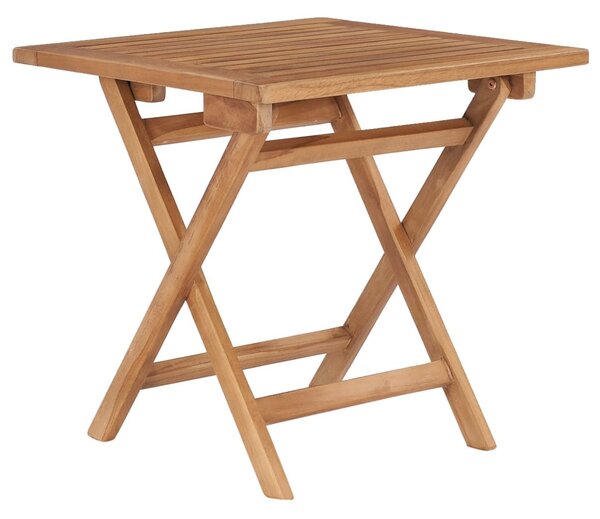 Maison Exclusive - Skladací záhradný stôl 45x45x45 cm z masívneho teakového dreva
