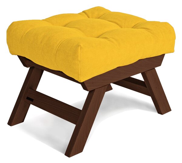 MarLiving Taburet BREEZIO 03 55 cm z masívu/žltý