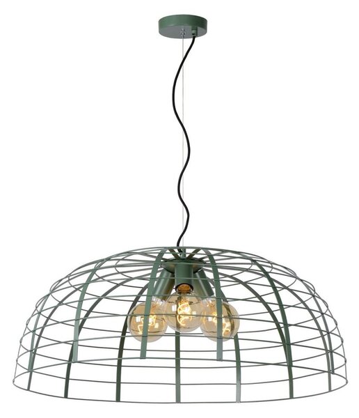 Lucide 45449/76/37 - Luster na lanku ELODIE 3xE27/40W/230V tyrkysová