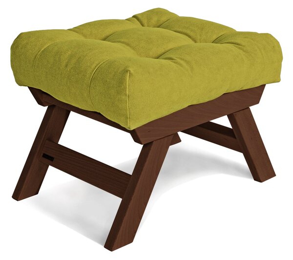 MarLiving Taburet BREEZIO 03 55 cm z masivu/zelený