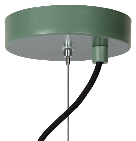 Lucide 45449/76/37 - Luster na lanku ELODIE 3xE27/40W/230V tyrkysová