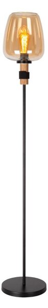 Lucide 45708/01/62 - Stojacia lampa ILONA 1xE27/40W/230V čierna/béžová
