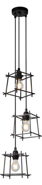 Lucide 46405/03/30 - Luster na lanku EDGAR 3xE27/40W/230V