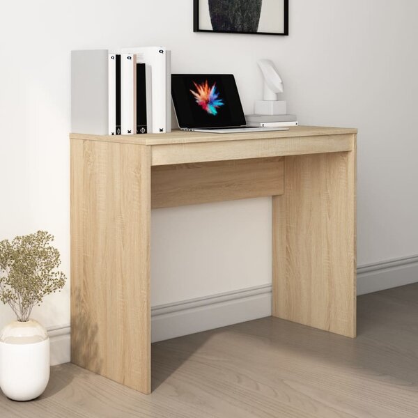 Maison Exclusive - písací stôl Sonoma dub 90x40x72 cm drevený materiál