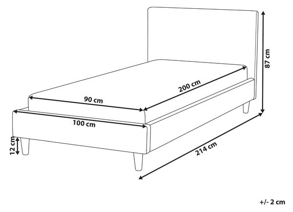 Posteľ ružová zamatová čalúnená 90 x 200 cm rám postele s roštom moderný dizajn