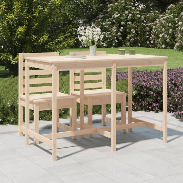 Maison Exclusive - Záhradný stôl 159,5x82,5x110 cm Masívne drevo borovica