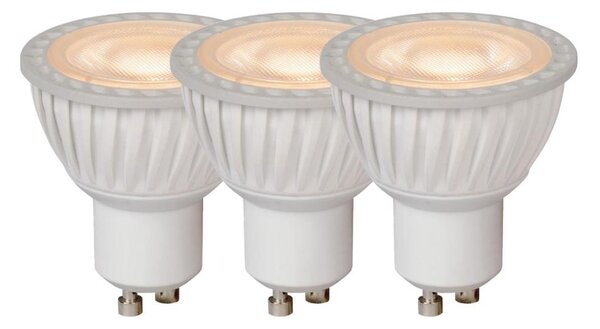 SADA 3x LED Stmievateľná žiarovka MR16 GU10/5W/230V 3000K - Lucide 49006/15/31