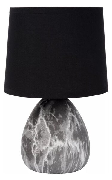 Lucide 47508/81/30 - Stolná lampa MARMO 1xE14/40W/230V čierna