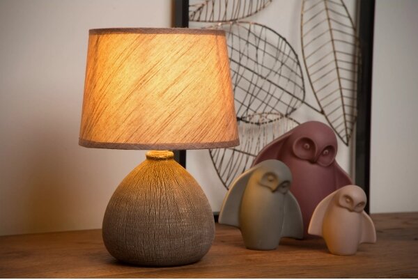 Lucide 47506/81/43 - Stolná lampa RAMZI 1xE14/40W/230V 26cm