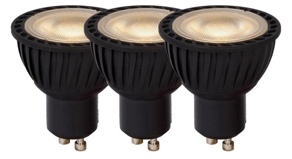 SADA 3x LED Stmievateľná žiarovka MR16 GU10/5W/230V 3000K - Lucide 49006/15/30