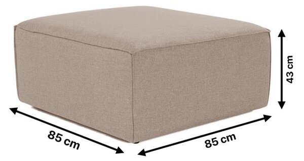 Hanah Home Taburet FORA 85 cm hnedý