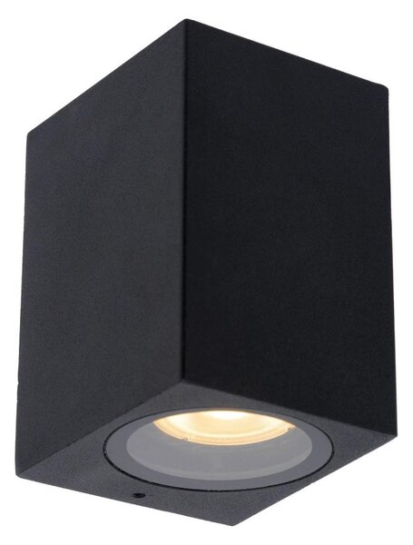 Lucide 69800/01/30 - Vonkajšie nástenné svietidlo ZARO 1xGU10/35W/230V IP44 čierna