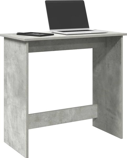 Maison Exclusive - písací stôl betónovo sivý 80x40x75 cm drevený materiál