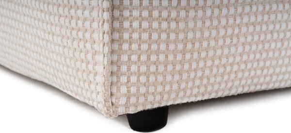Hanah Home Taburet LORA 85 cm béžovo-biely