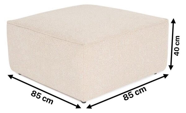 Hanah Home Taburet LORA 85 cm broskyňový