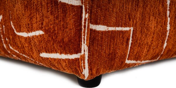 Hanah Home Taburet LORA 85 cm oranžový