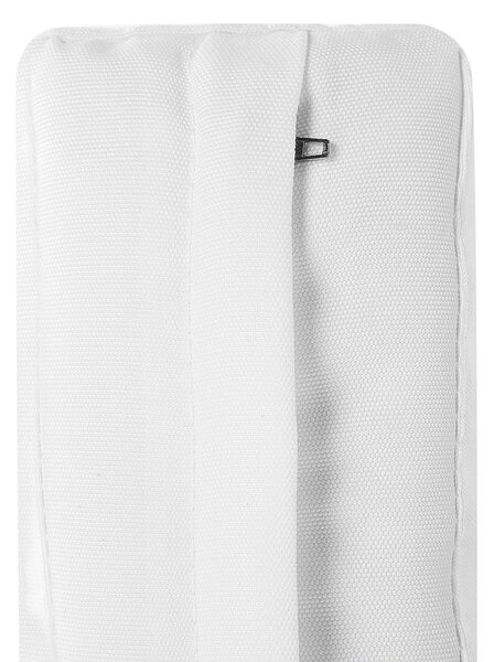 Súprava poťahov na záhradné vankúše krémová biela polyester odolnosť voči UV žiareniu so zipsom moderný štýl záhrada exteriér