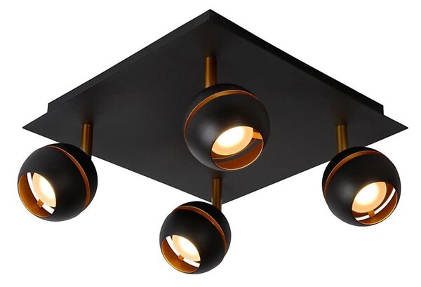 Lucide 77975/20/30 - LED bodové svietidlo BINARI 4xLED/5W/230V čierne