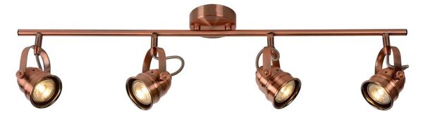 Lucide 77974/20/17 - LED bodové svietidlo CIGAL 4xGU10/5W/230V medená