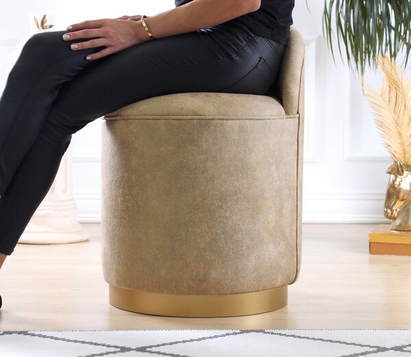 Hanah Home Taburet LUTON béžový