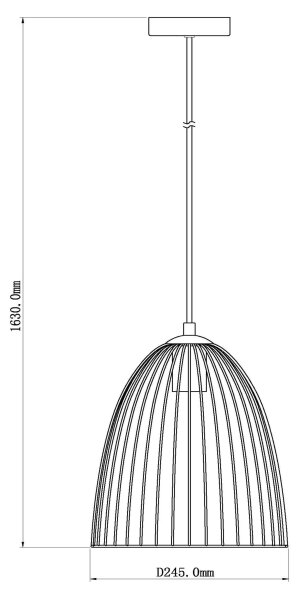 Lucide 74417/01/33 - Luster na lanku MACARONS 1xE27/40W/230V pr. 24,5 cm zelená