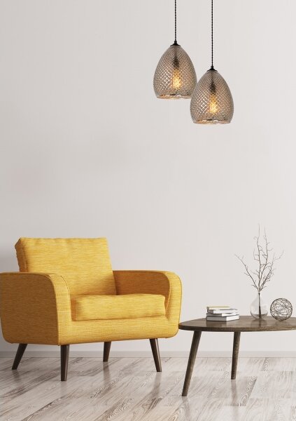 Lucide 78390/24/63 - Luster na lanku GERBEN 1xE27/40W/230V
