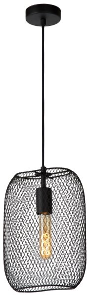Lucide 78392/01/30 - Luster na lanku MESH 1xE27/60W/230V čierna