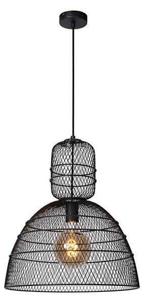 Lucide 78395/01/30 - Luster na lanku GASSET 1xE27/60W/230V čierna