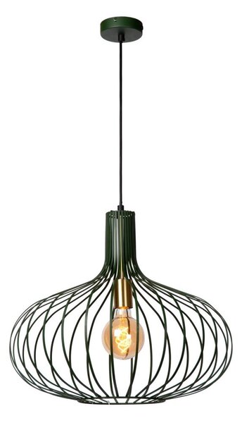 Lucide 78374/50/33 - Luster na lanku MANUELA 1xE27/60W/230V pr. 50 cm zelená