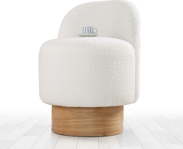 Hanah Home Taburet MONRE Teddy biely