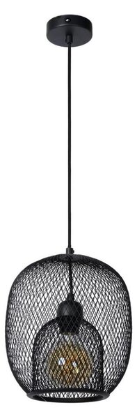 Lucide 78396/01/30 - Luster na lanku JERREL 1xE27/40W/230V čierna