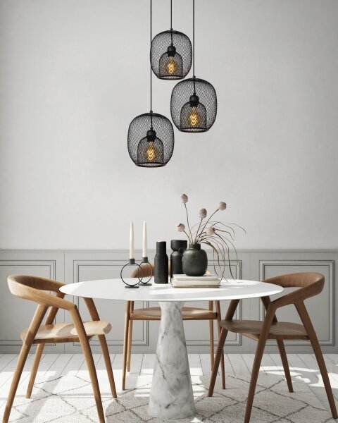 Lucide 78396/03/30 - Luster na lanku JERREL 3xE27/40W/230V